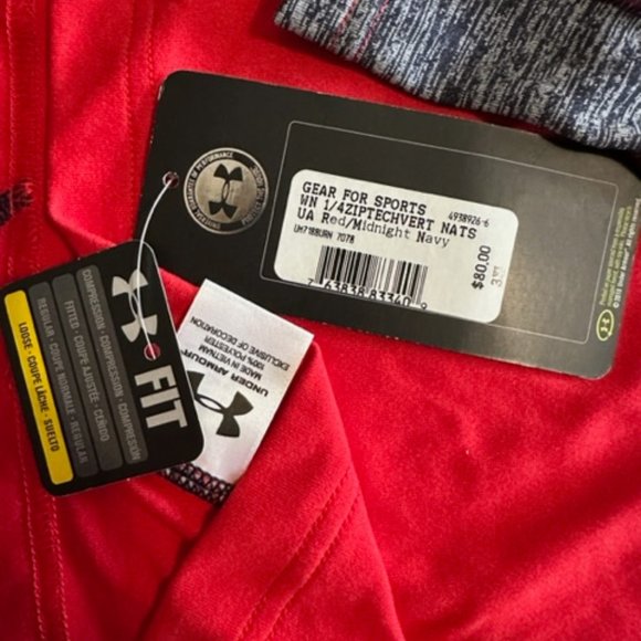 Washington Nationals 1/4 Zip Pullover Shirt - Picture 5 of 6